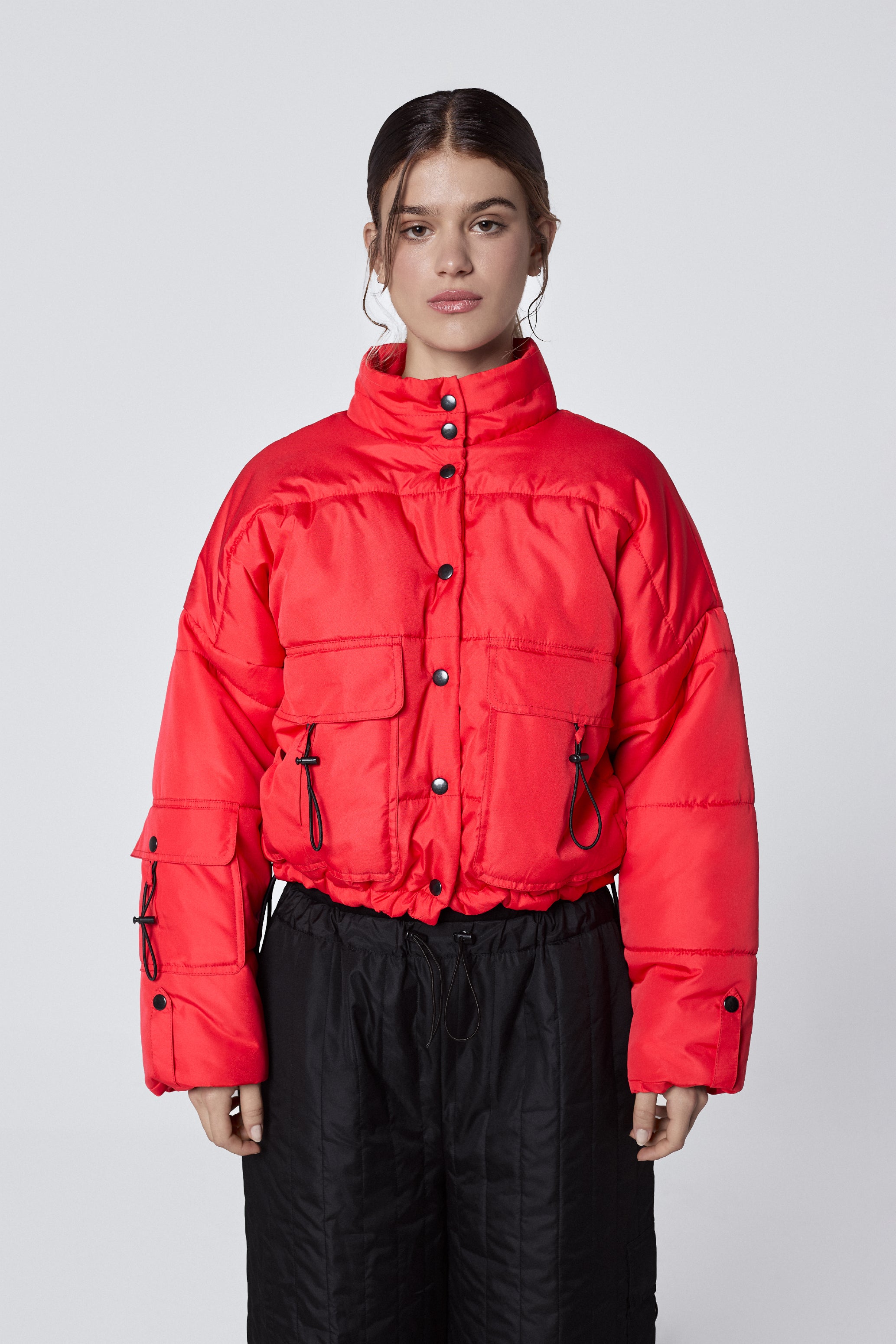 Blaze Crop Puffer Jacket