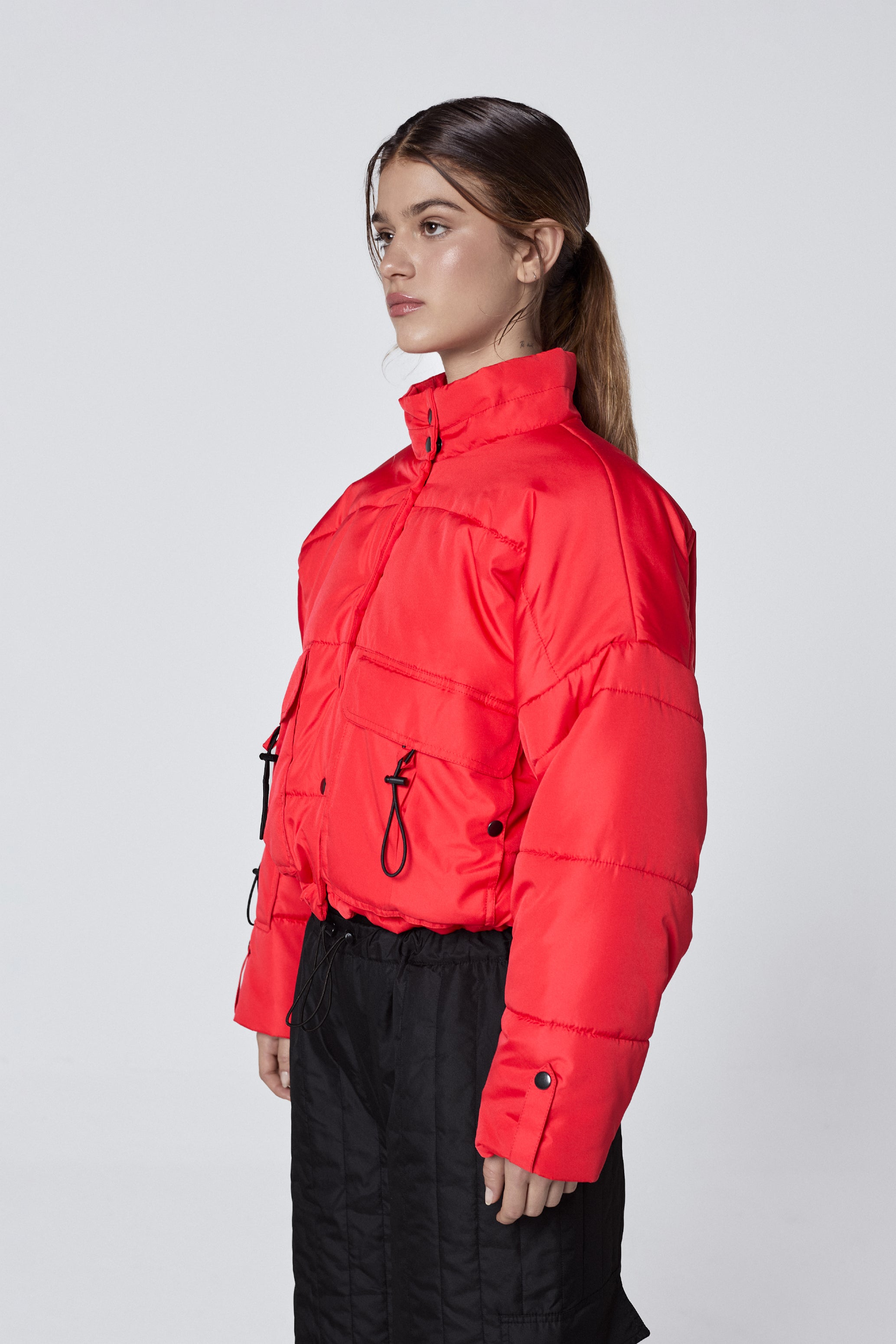 Blaze Crop Puffer Jacket