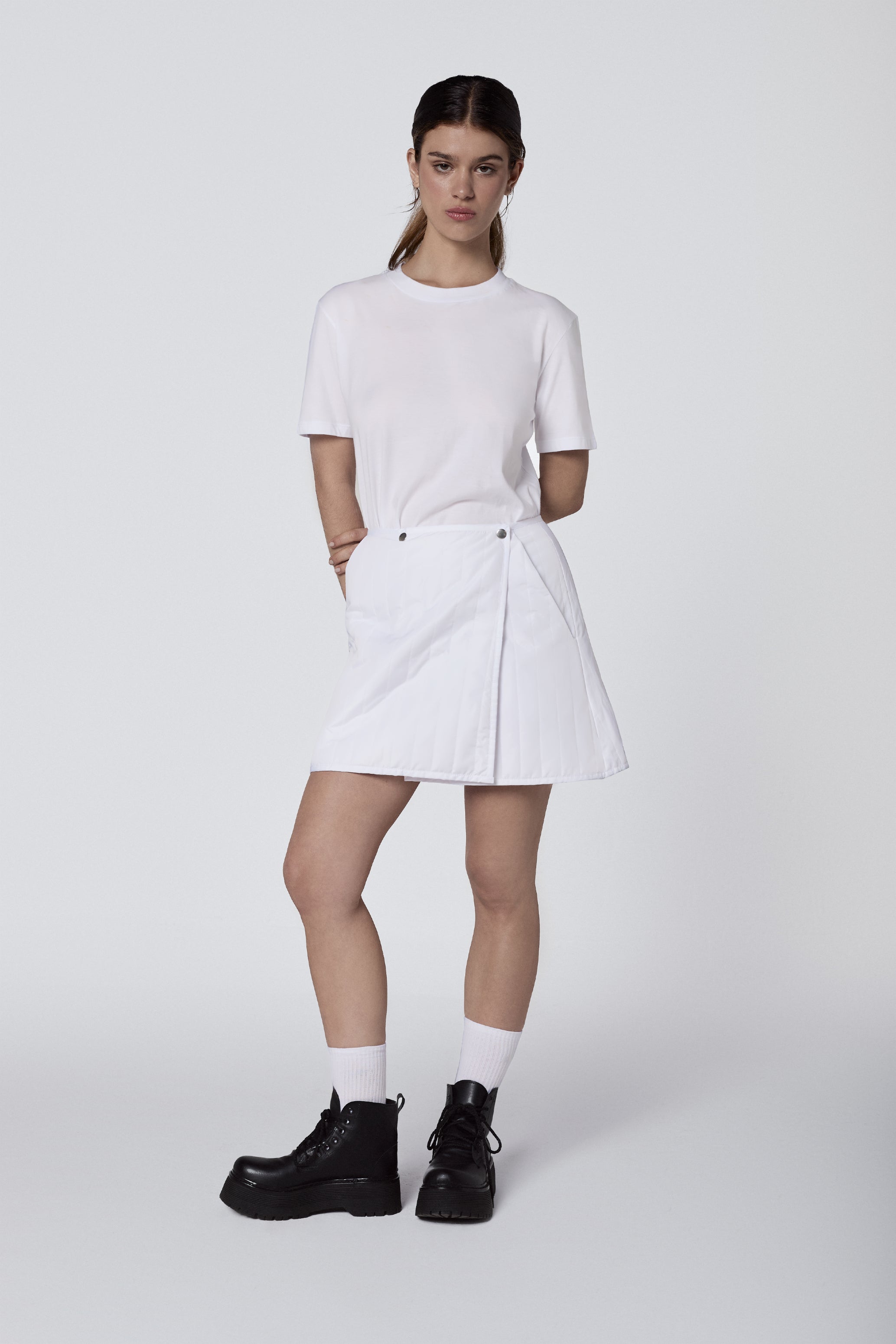 The Quilted Mini Skirt