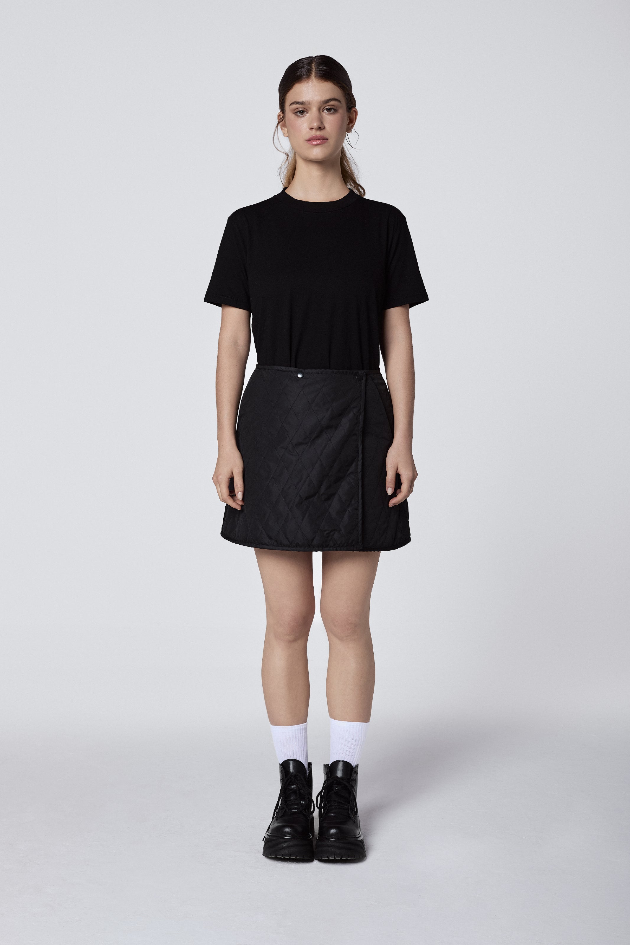 The Quilted Mini Skirt