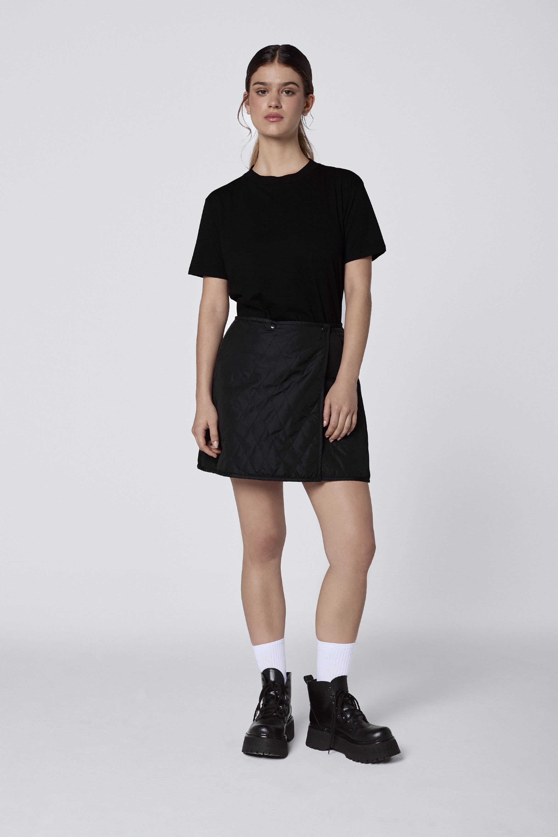 The Quilted Mini Skirt
