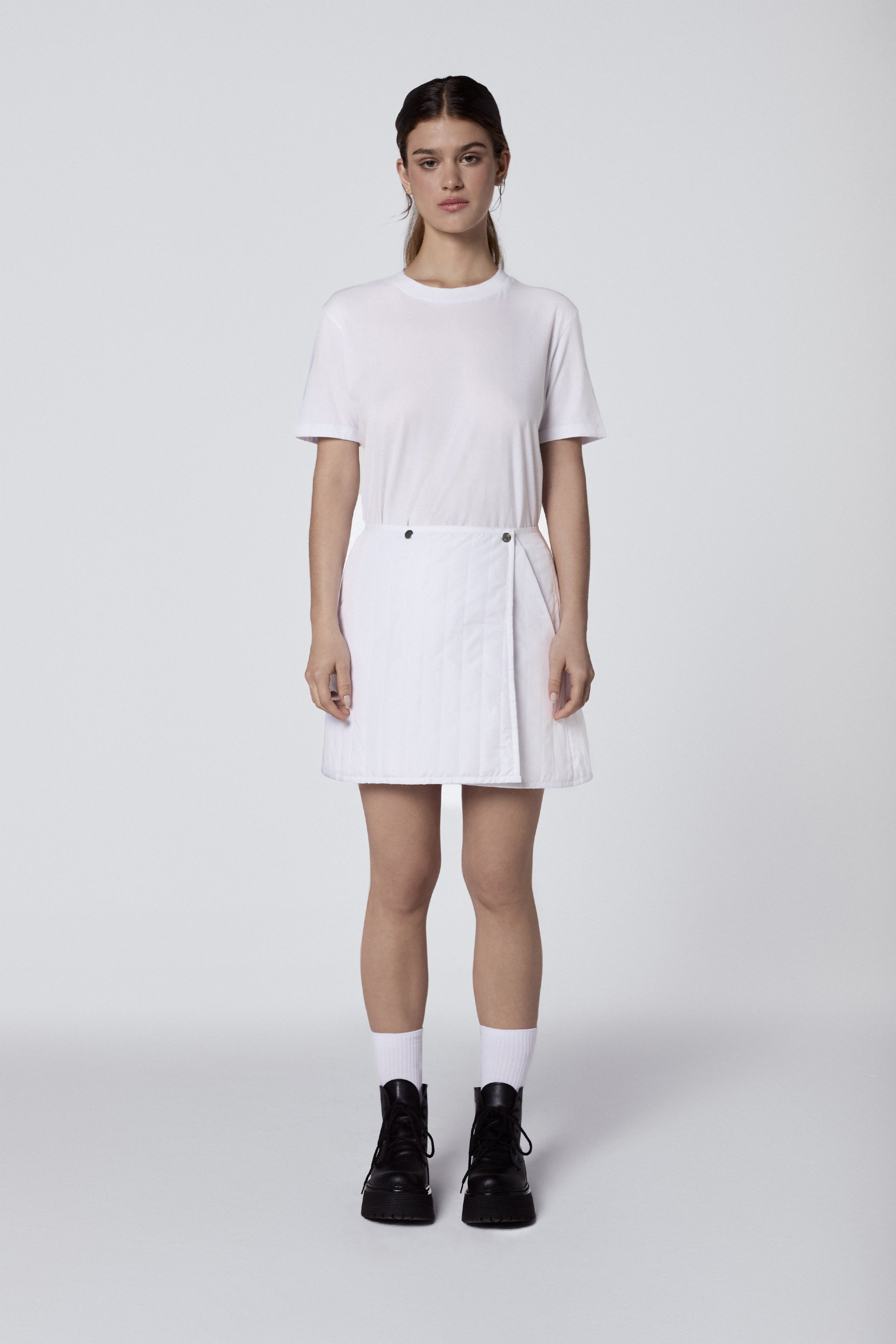 The Quilted Mini Skirt