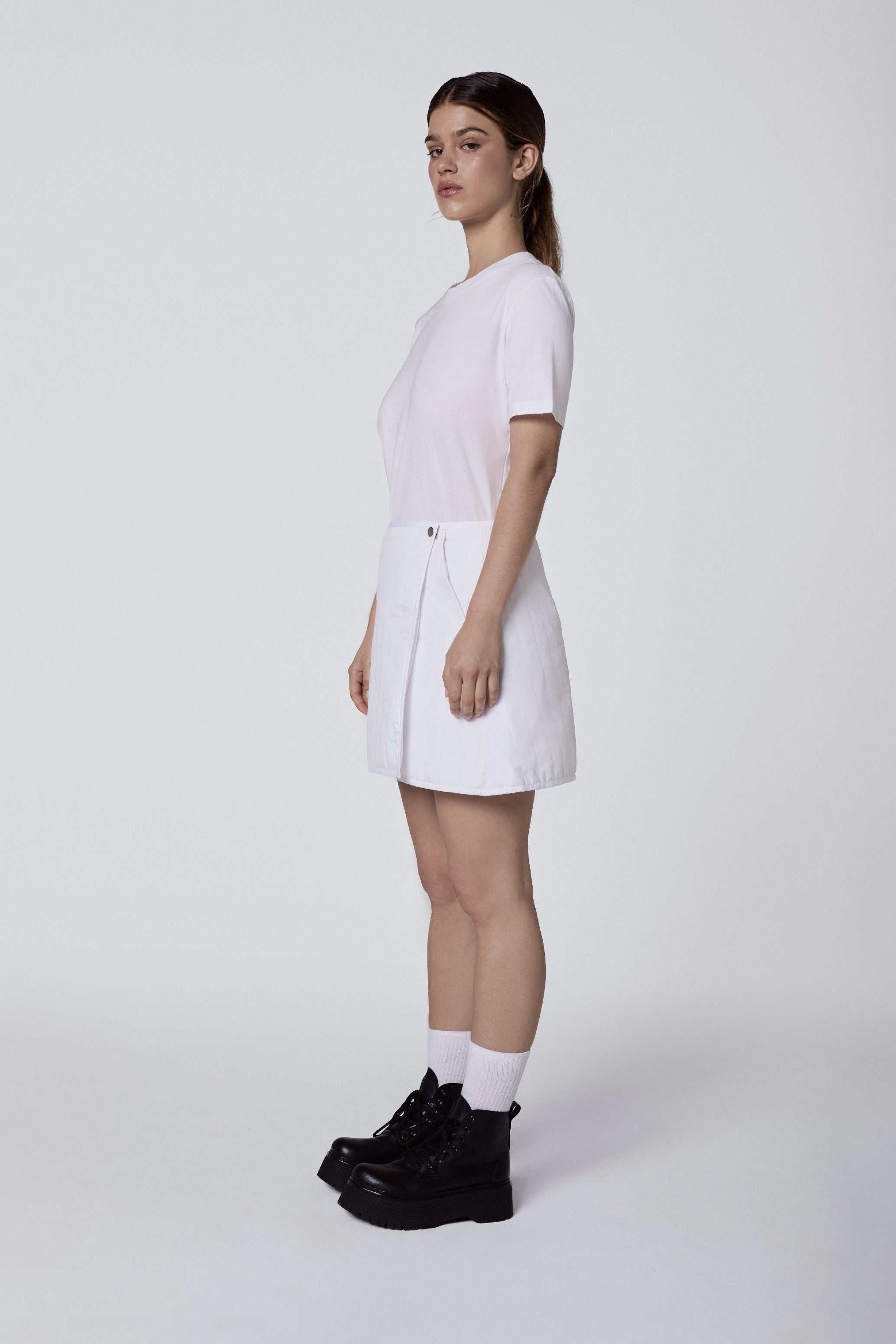 The Quilted Mini Skirt