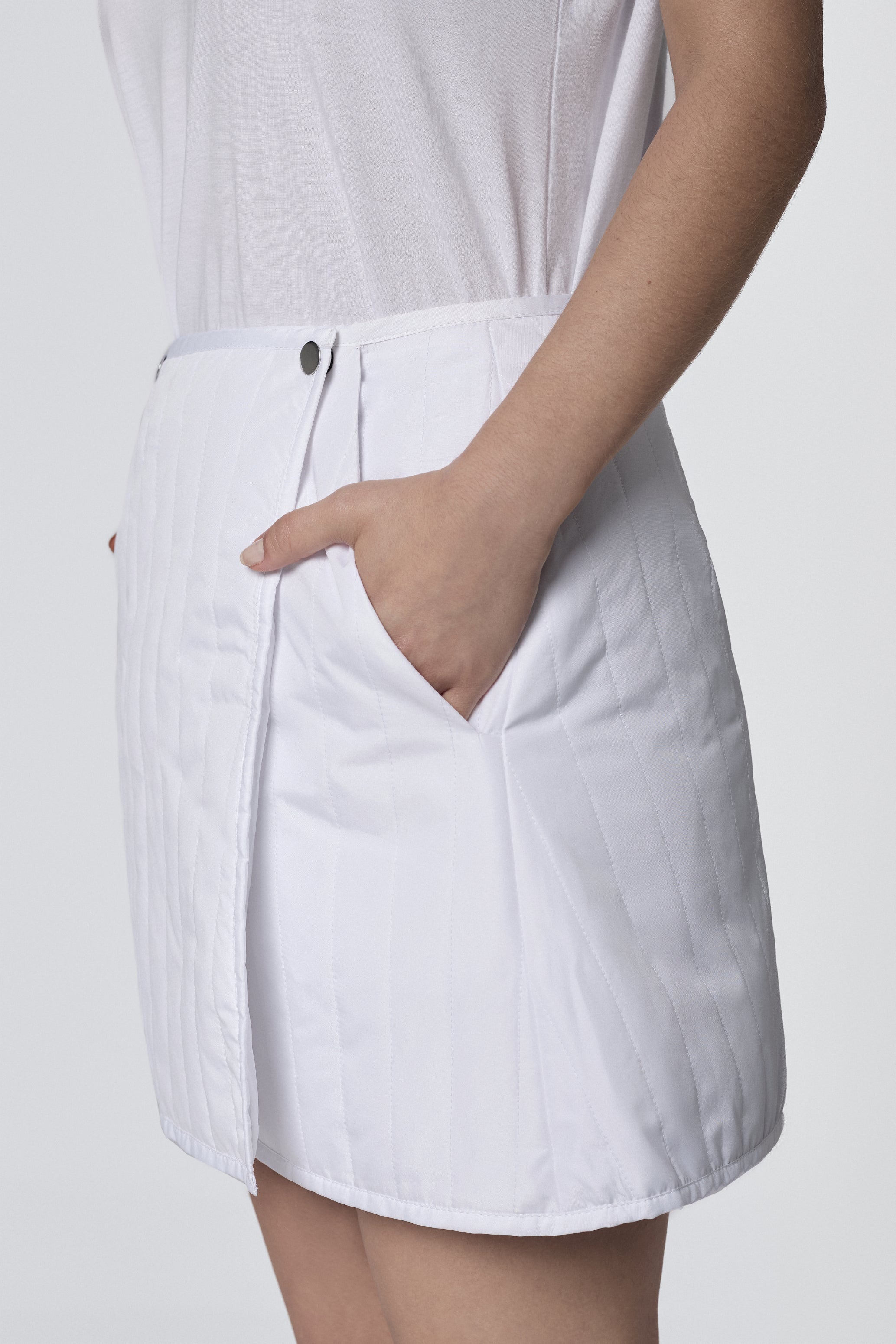 The Quilted Mini Skirt